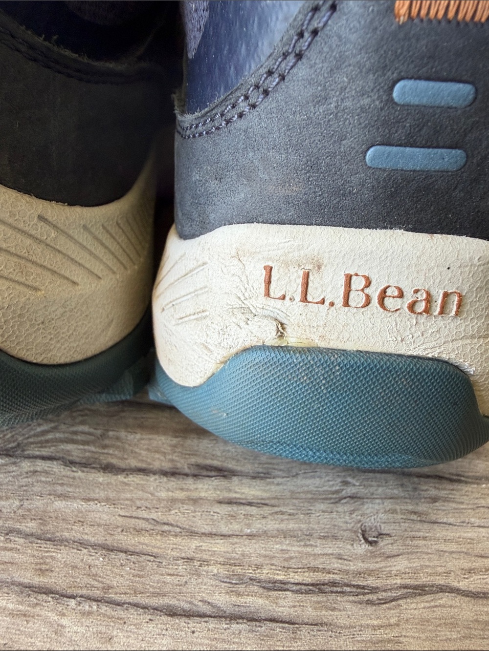 L.L. Bean Shoes Mens Tek sport Waterproof Trail Hiking Sneakers size 9.5 - Picture 11 of 11